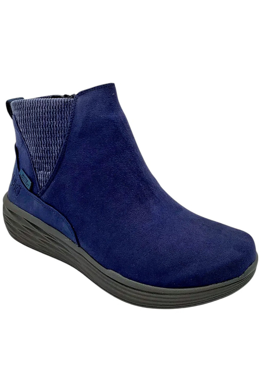 Ryka Side-Zip Water-Repellent Sneaker Boots Noelle Next Academy Blue - Wide
